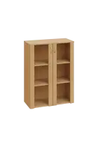 CN 3 - 8S skříň, 2-dveřová/prosklená, 1100x800x400, javor horský